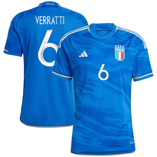 Marco Verratti Italy National Team adidas 2023 Home Replica Jersey - Blue