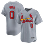 Masyn Winn St. Louis Cardinals Nike Away Limited Player Jersey - Gray/White