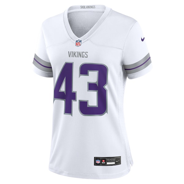 Andrew Van Ginkel Minnesota Vikings Nike Women's Alternate Game Jersey -  White/Purple
