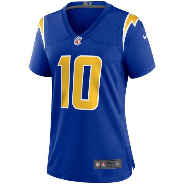 Justin Herbert Los Angeles Chargers Nike Women's Game Jersey - Royal/Navy/Powder Blue