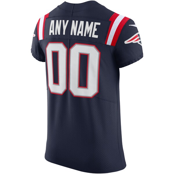 New England Patriots Nike Vapor Elite Custom Jersey - Navy