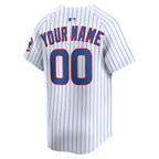 Chicago Cubs Nike Home Limited Custom Jersey - White