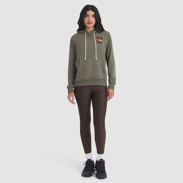 Cleveland Browns Nike Women's 2025 Salute to Service Sideline Standard Issue Dri-FIT Hoodie - Olive