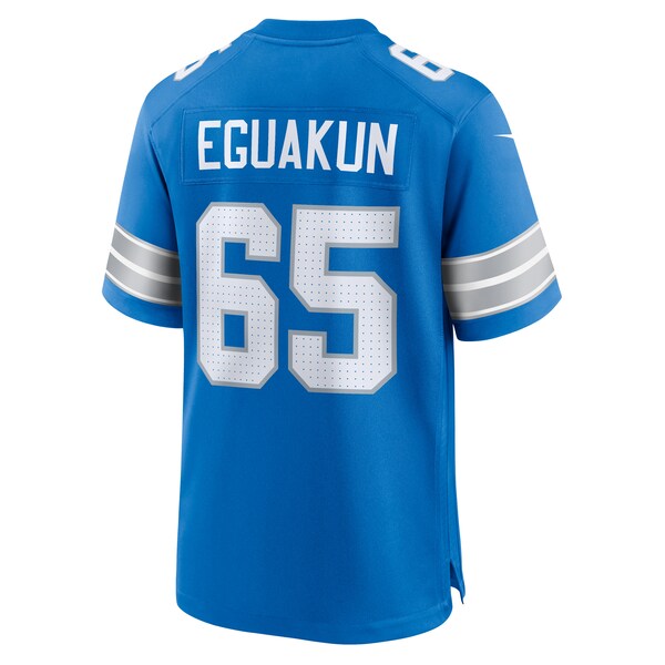 Kingsley Eguakun Detroit Lions Nike Game Jersey -  Blue