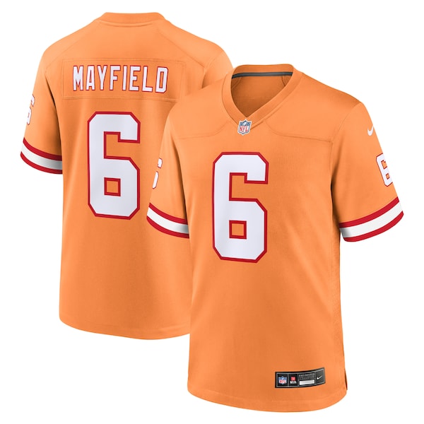 Baker Mayfield Tampa Bay Buccaneers Nike Throwback Game Jersey - Orange