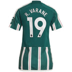 Raphael Varane Manchester United adidas Women's 2023/24 Away Replica Player Jersey - Green/Red