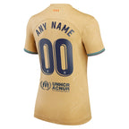 Barcelona Nike Women's 2022/23 Away Replica Custom Jersey - Yellow