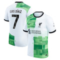 Luis Diaz Liverpool Nike 2023/24 Away Replica Player Jersey - White