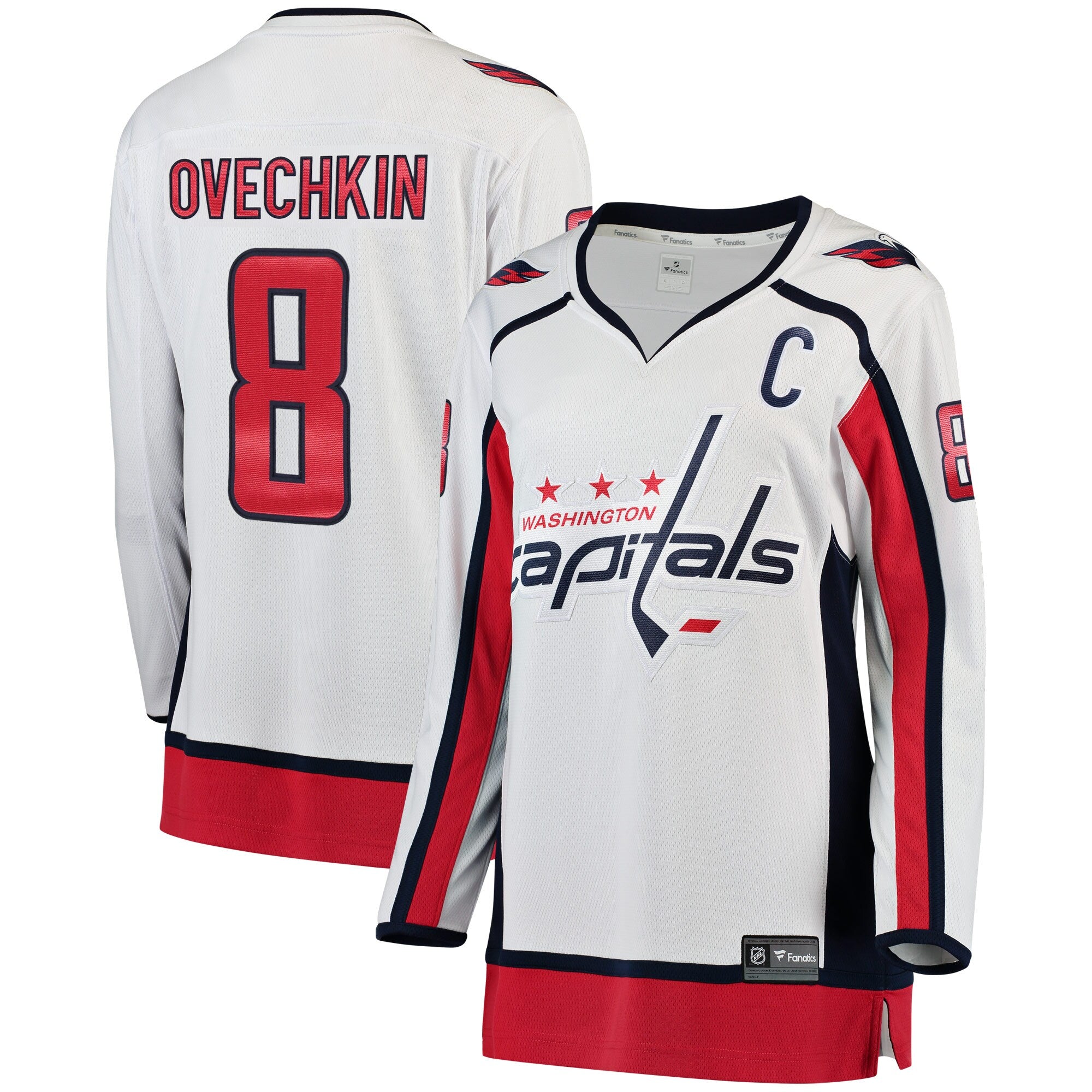 Alexander Ovechkin Washington Capitals  Women's Alternate 50th Anniversary Premier Breakaway Player Jersey - Black/Navy/White
