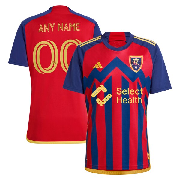 Real Salt Lake adidas 2024 Peak Utah Replica Custom Jersey – Red