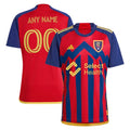 Real Salt Lake adidas 2024 Peak Utah Replica Custom Jersey – Red