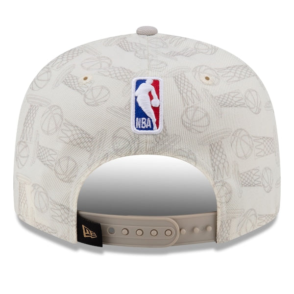 Boston Celtics New Era 2024 NBA Finals Champions Locker Room 9FIFTY Snapback Hat - Cream