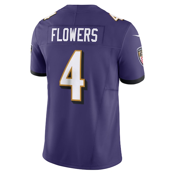 Zay Flowers Baltimore Ravens Nike Vapor F.U.S.E. Limited Jersey - Purple/Black