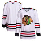 Chicago Blackhawks adidas Men's Away Primegreen Authentic Jersey - White