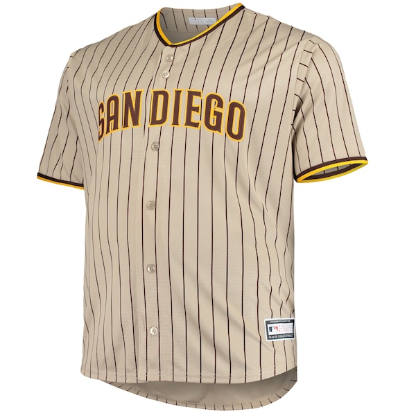 Fernando Tatis Jr. San Diego Padres Big & Tall Replica Player Jersey - Sand/Brown/White