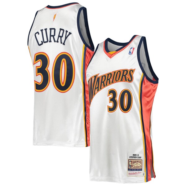 Stephen Curry Golden State Warriors 2009/10 Hardwood Classics Authentic Jersey - White