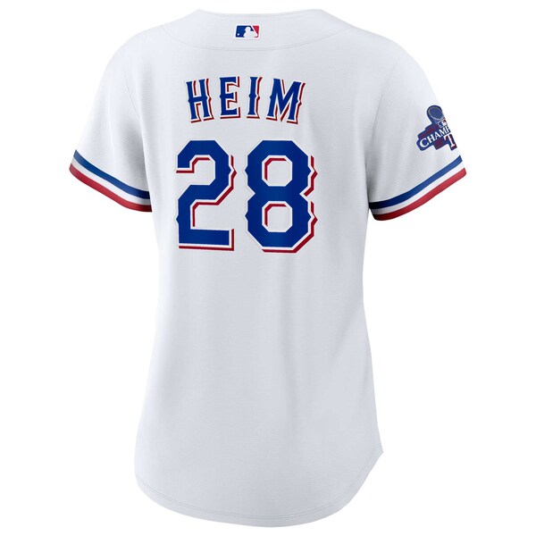 Jonah Heim Texas Rangers Nike Women's Home 2023 World Series Champions Replica Player Jersey - White