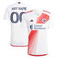 New England Revolution adidas 2024 Defiance Replica Custom Jersey - White