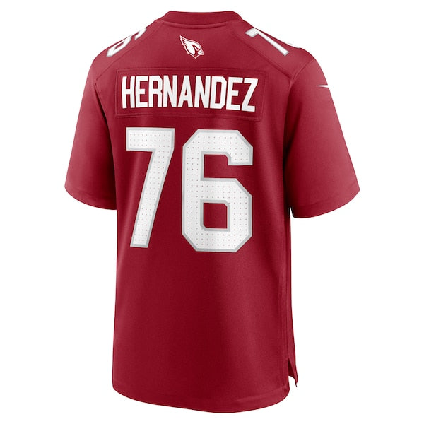 Will Hernandez Arizona Cardinals Nike Team Game Jersey -  Cardinal