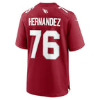 Will Hernandez Arizona Cardinals Nike Team Game Jersey -  Cardinal