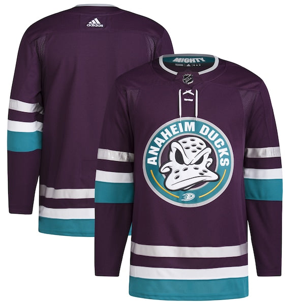 Anaheim Ducks adidas 30th Anniversary Primegreen Authentic Jersey – Purple