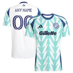 New England Revolution adidas 2025 Eastern White Pine x Flag of New England Replica Custom Jersey - White