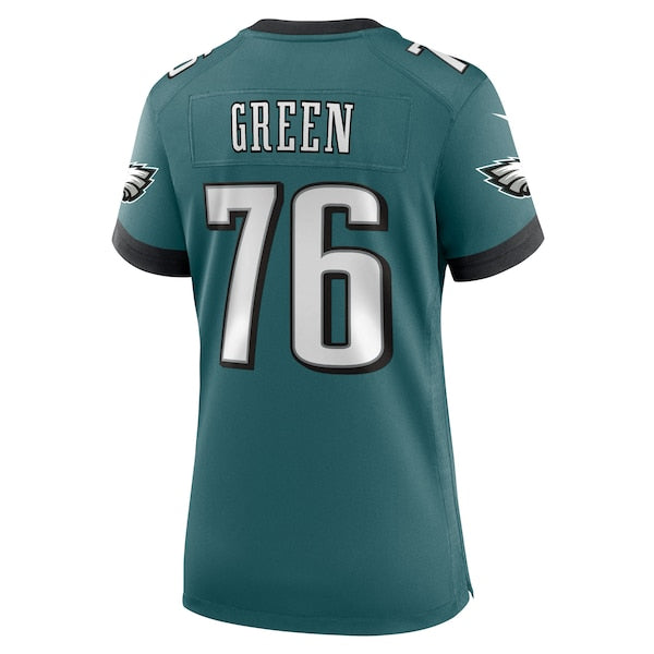 Kenyon Green Philadelphia Eagles Nike Women's Team Game Jersey - Midnight Green