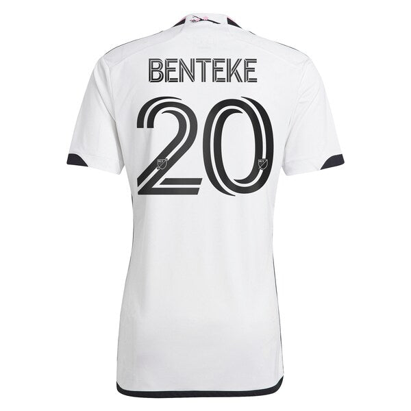 Christian Benteke D.C. United adidas 2024 The Cherry Blossom Kit Replica Player Jersey - White
