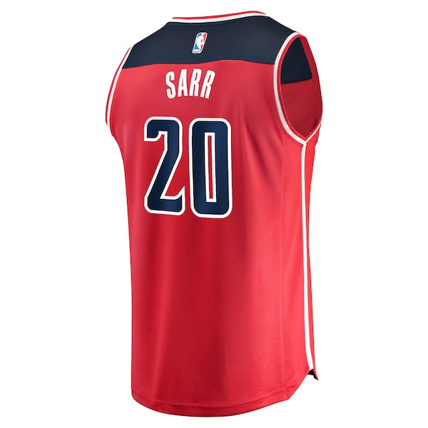 Alexandre Sarr Washington Wizards  Fast Break Replica Player Jersey - Icon Edition - Red