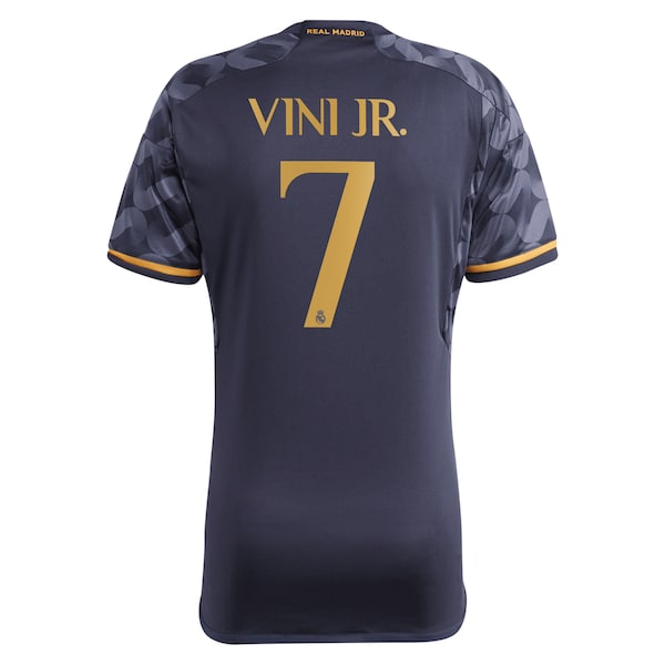 Vinicius Junior Los Merengues adidas 2023/24 Away Replica Player Jersey - Navy