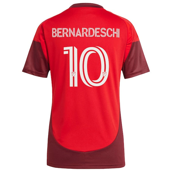 Federico Bernardeschi Toronto FC adidas Women's 2025 Club Kit Replica Player Jersey - Red
