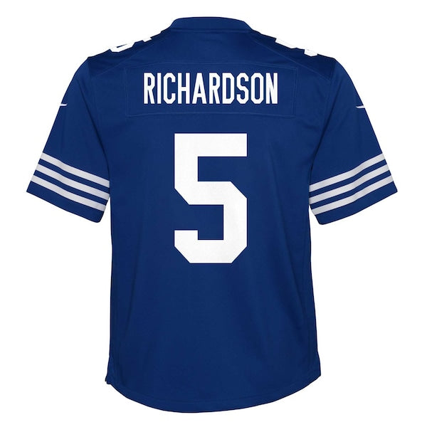 Anthony Richardson Indianapolis Colts Nike Youth Alternate Player Game Jersey - Royal