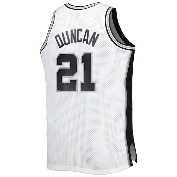 Tim Duncan San Antonio Spurs Big & Tall Hardwood Classics 1998/99 Swingman Jersey - White/Black