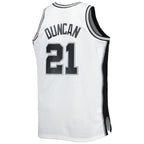 Tim Duncan San Antonio Spurs Big & Tall Hardwood Classics 1998/99 Swingman Jersey - White/Black