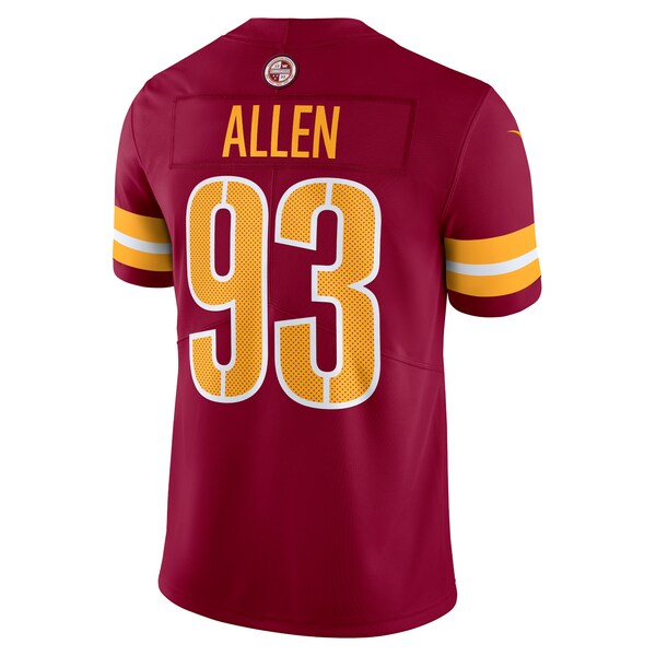 Jonathan Allen Washington Commanders Nike  Vapor Untouchable Limited Jersey - Burgundy/Black