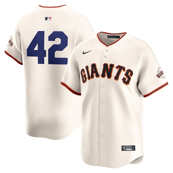San Francisco Giants Nike 2024 Jackie Robinson Day Home Limited Jersey – Cream