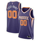 Phoenix Suns Nike 2021/22 Diamond Swingman Custom Jersey - Icon Edition - Purple