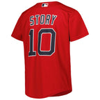 Trevor Story Boston Red Sox Nike Youth Alternate Replica Player Jersey - Red/White