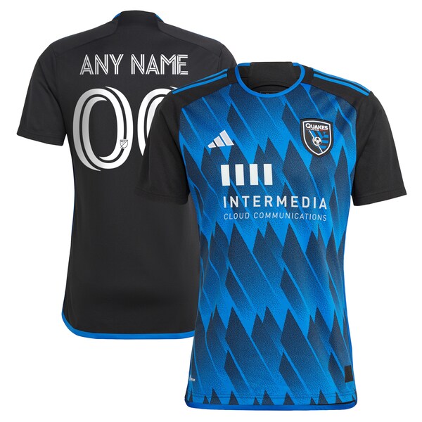 San Jose Earthquakes adidas 2024 Active Fault Jersey Replica Custom Jersey - Blue