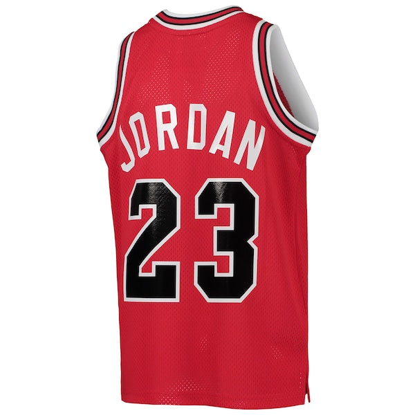 Youth Chicago Bulls Michael Jordan Red 1984/85 Hardwood Classics Authentic Jersey