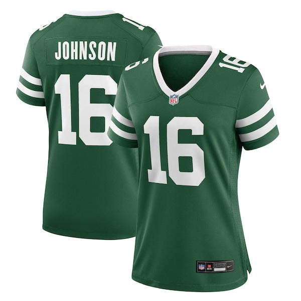 Tyler Johnson New York Jets Nike Women's Team Game Jersey - Legacy Green