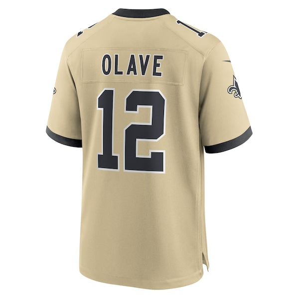 Chris Olave New Orleans Saints Nike Gameday Golds Alternate Game Player Jersey - Gold