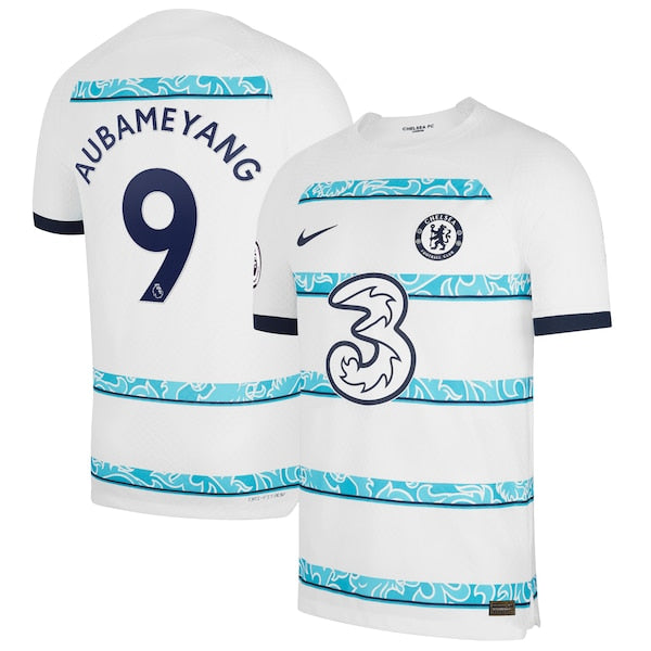 Pierre-Emerick Aubameyang Chelsea Nike 2022/23 Away Vapor Match Authentic Player Jersey - White