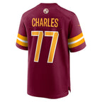 Saahdiq Charles Washington Commanders Nike  Game Jersey -  Burgundy