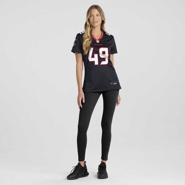 Tucker Addington Houston Texans Nike Women's Team Game Jersey -  Navy