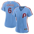 Ryan Howard Philadelphia Phillies Nike Women's Replica Jersey - Light Blue/White
