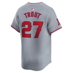 Mike Trout Los Angeles Angels Nike Away Limited Player Jersey - Gray/White