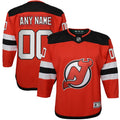 New Jersey Devils Youth Home Premier Custom Jersey - Red