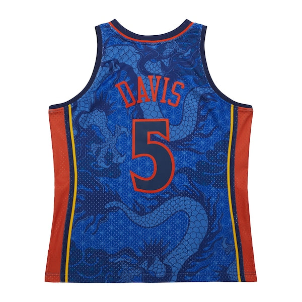 Baron Davis Golden State Warriors 2006/07 Hardwood Classics Asian Heritage 6.0 Swingman Throwback Player Jersey - Royal