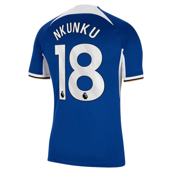 Christopher Nkunku Chelsea Nike 2023/24 Home Stadium Replica Jersey - Blue/Mint/Navy